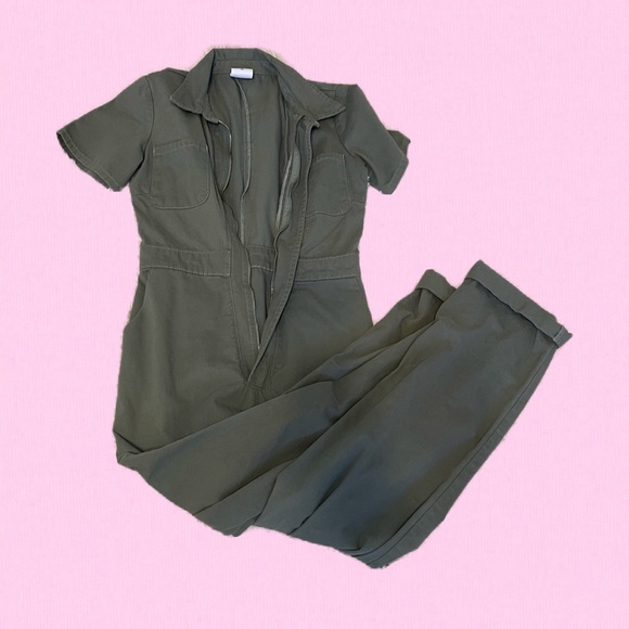 Army green jumpsuit XS - Picture 2 of 2